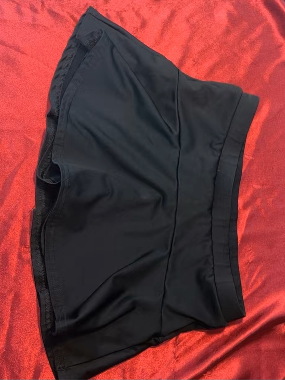 Varsity Black Women's Skirt